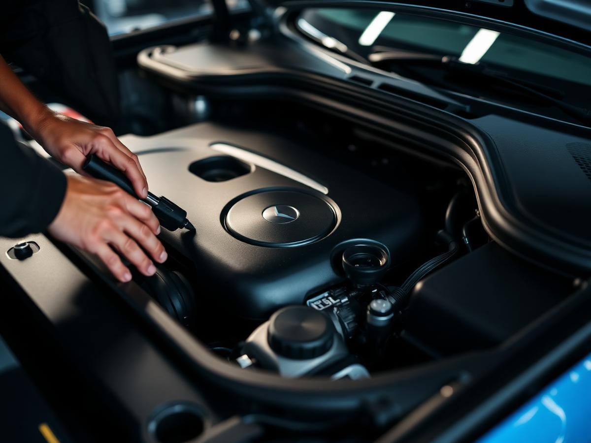 Motorservice på RF Bilservice